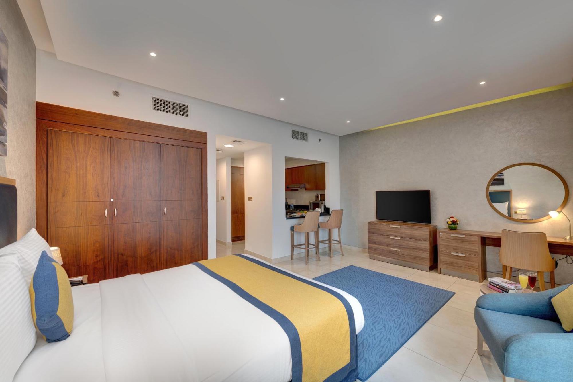 Suha Park Hotel Apartments, Waterfront Jaddaf Dubai Bilik gambar