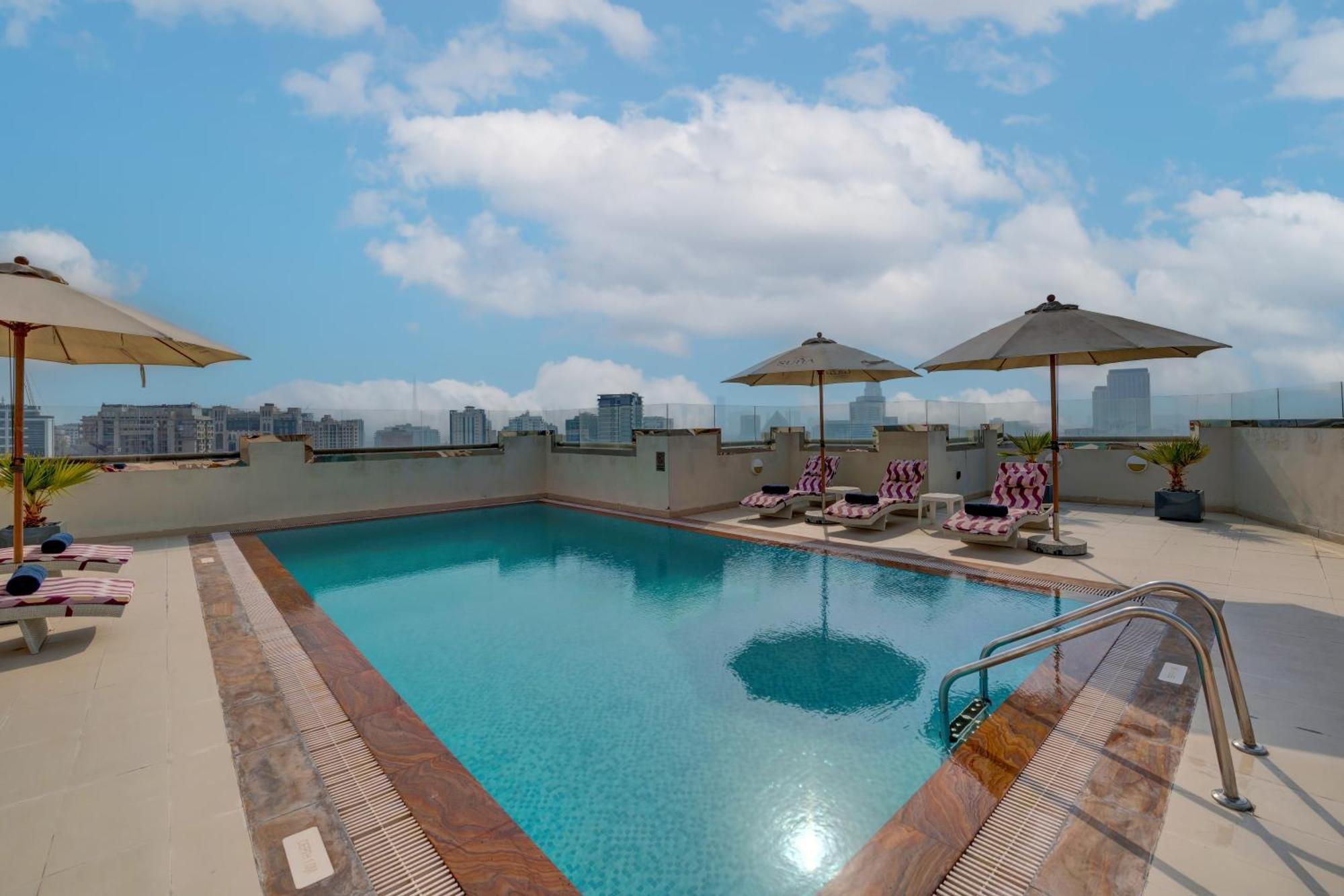 Suha Park Hotel Apartments, Waterfront Jaddaf Dubai Luaran gambar